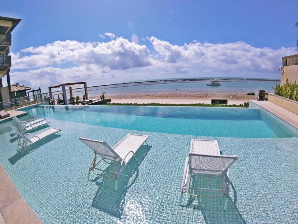 Barra Bali - Apartamento pé na areia na Barra de São Miguel Extérieur photo